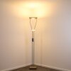 KIMBA Lampa stojąca oświetlająca sufit LED Nikiel matowy, 3-punktowe