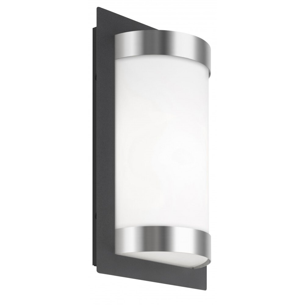 LCD Zewnętrzny kinkiet LED Stal nierdzewna, Czarny, 1-punktowy main product photo
