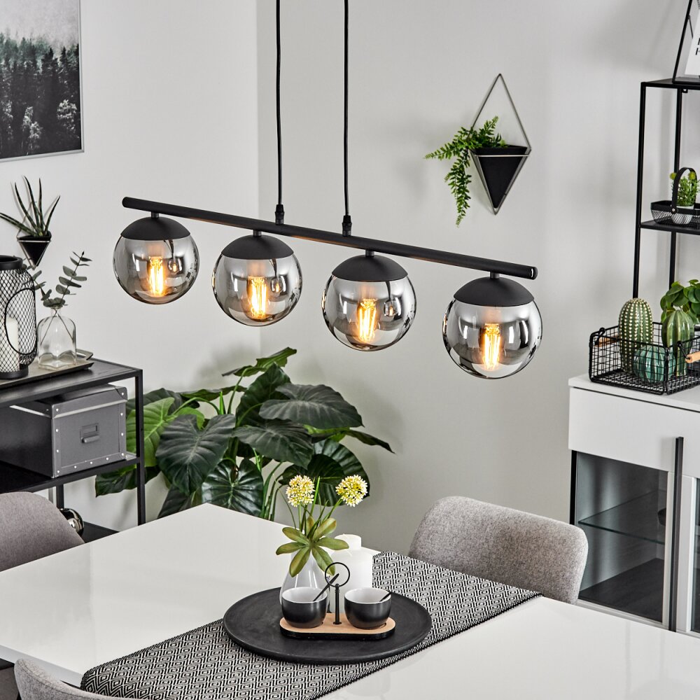 Agropoli Lampa Wisząca Czarny, 4-punktowe main product photo