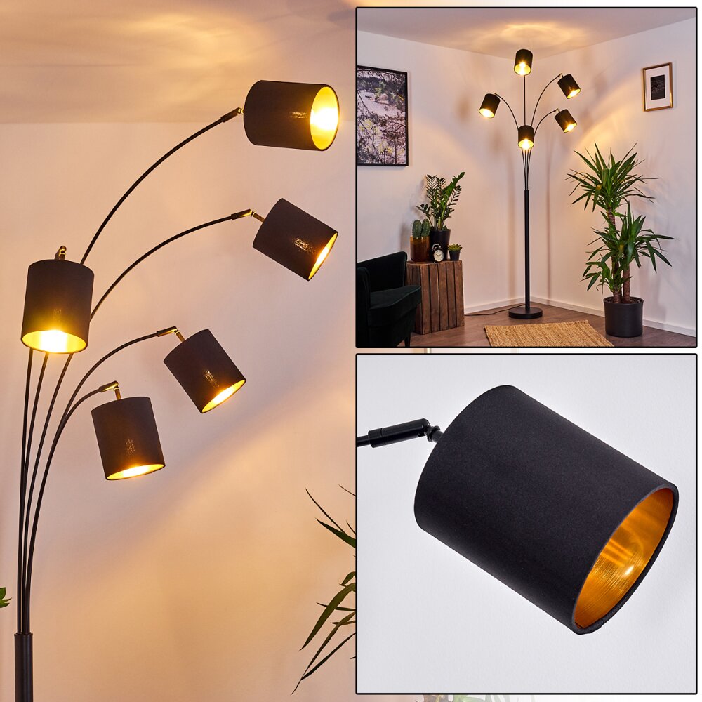 Bhutan Lampa Stojąca Czarny, 5-punktowe main product photo