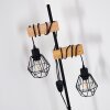 Barbengo Lampa Stojąca jasne drewno, czarny, 2-punktowe