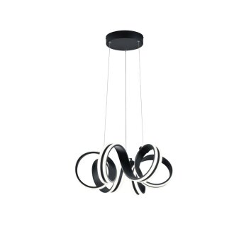 Lampa Wisząca Trio Leuchten CARRERA LED Czarny, 1-punktowy