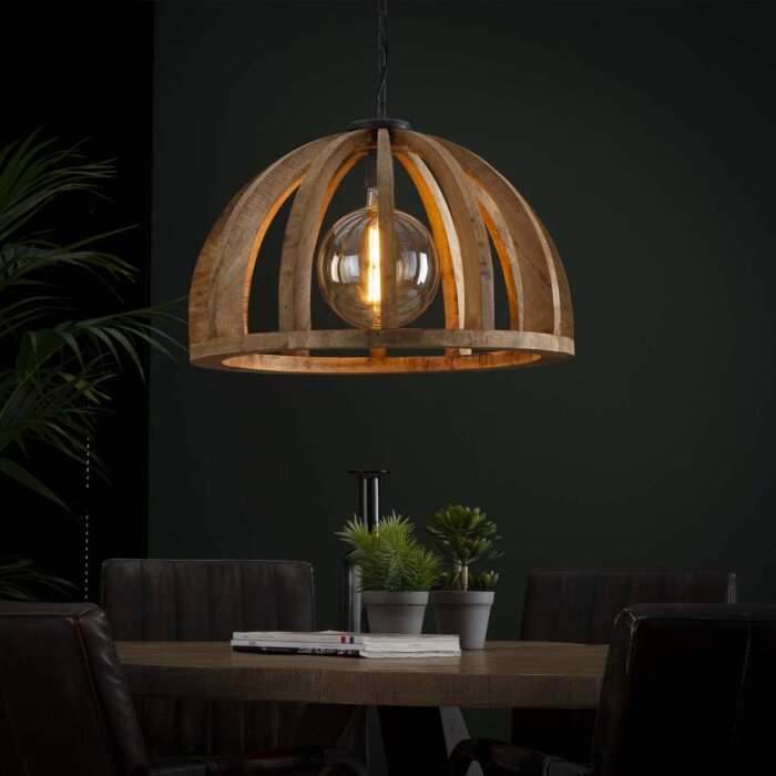 DUIVENHOEK Lampa Wisząca Jasne drewno, 1-punktowy DUIVENHOEK Lampa Wisząca Jasne drewno, 1-punktowy