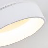 Kampala Lampa Sufitowa LED Biały, 1-punktowy
