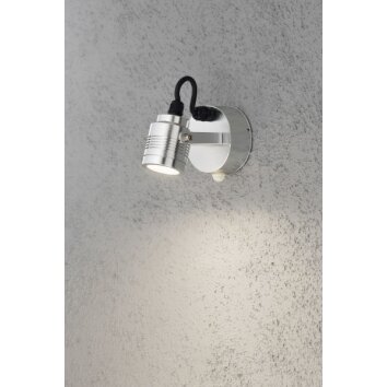Konstsmide MONZA lampa ścienna LED Aluminium, 3-punktowe