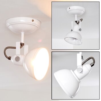 Tina Lampa Sufitowa Biały, 1-punktowy Tina Lampa Sufitowa Biały, 1-punktowy