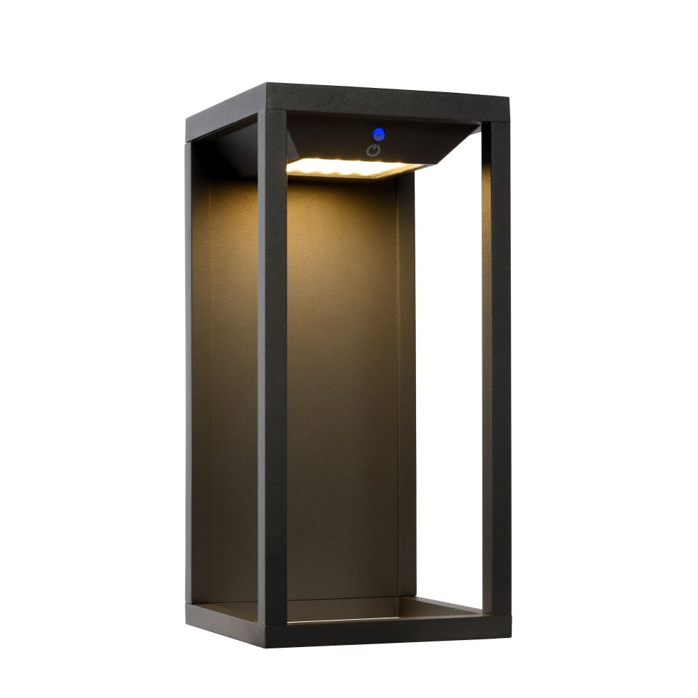 Lucide TENSO SOLA Zewnętrzny kinkiet LED Czarny main product photo