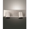 Fabas Luce Modo Lampa Sufitowa Aluminium, 2-punktowe
