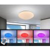 Globo Atreju I Lampa Sufitowa LED biały, 1-punktowy, Zdalne sterowanie, Zmieniacz kolorów