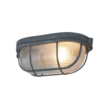 Steinhauer Mexlite Lampa Sufitowa Szary, 1-punktowy