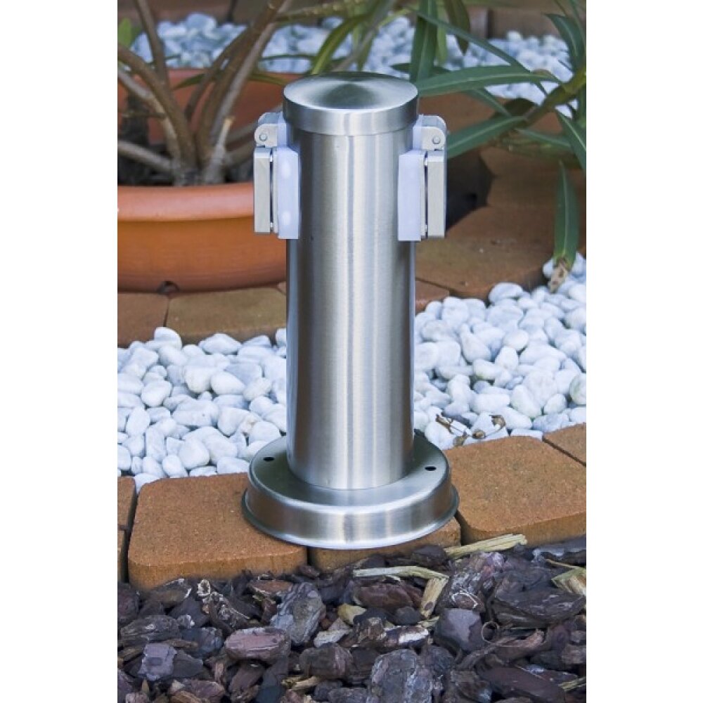 Caserta Zewnętrzne gniazdko elektryczne Srebrny main product photo