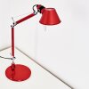 Artemide TOLOMEO MICRO Lampa stołowa Czerwony, 1-punktowy