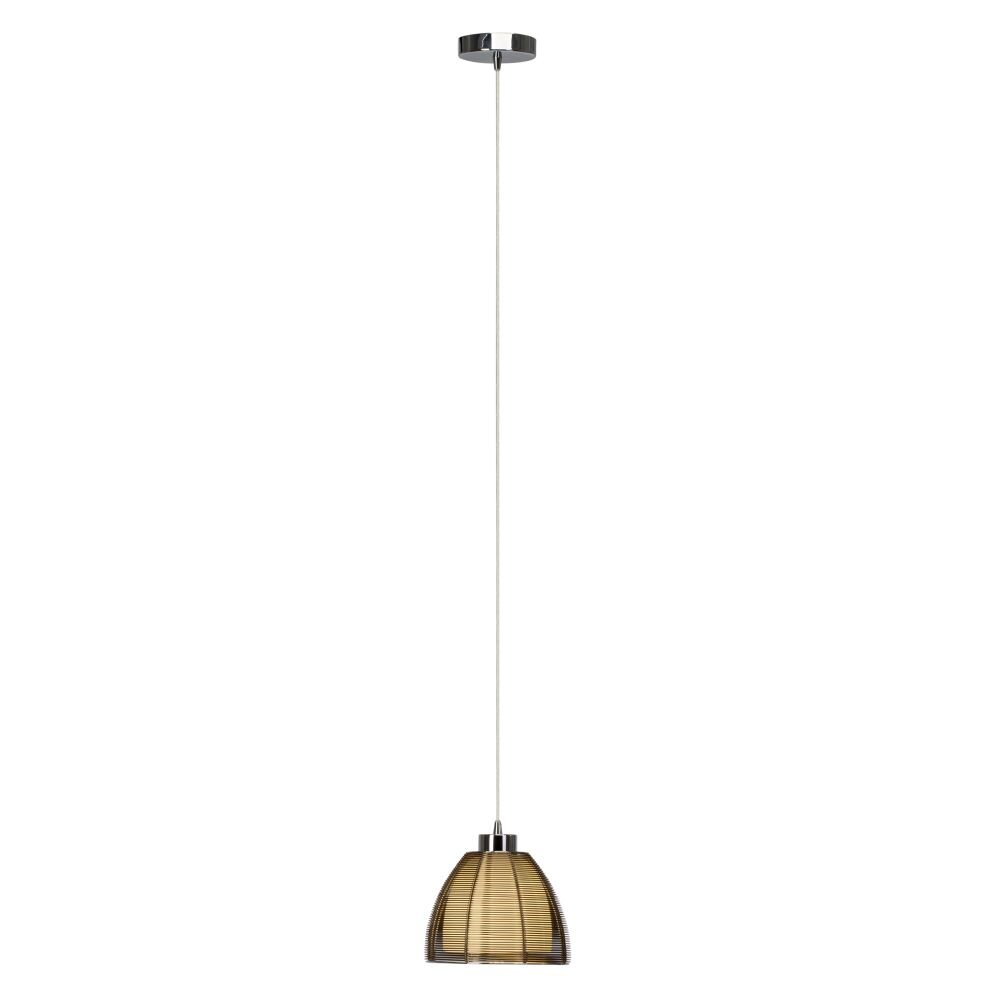 Brilliant Relax Lampa Wisząca Brązowy, Chrom, 1-punktowy main product photo