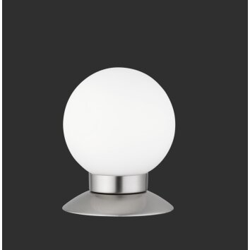 Reality PRINCESS Lampa stołowa LED Nikiel matowy, 1-punktowy