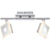 Globo Gerolf Reflektor sufitowy LED Chrom, 2-punktowe