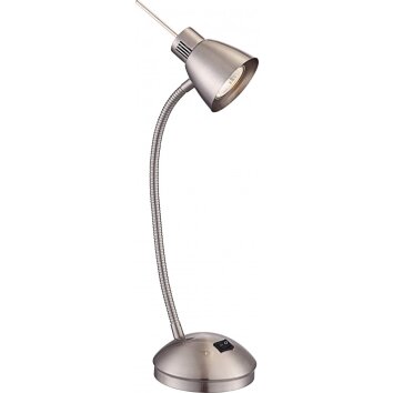 Globo Lampa stołowa LED Nikiel matowy, 1-punktowy