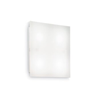 Ideal Lux FLAT Lampa Sufitowa Biały, 4-punktowe