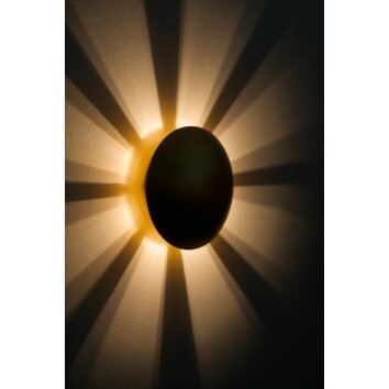 Brilliant Sunset lampa ścienna Złoty, 1-punktowy
