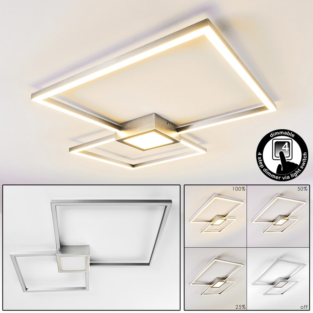 Narpes Lampa Sufitowa LED Nikiel matowy, 1-punktowy main product photo