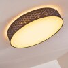 Temuka Lampa Sufitowa LED Biały, 1-punktowy, Zdalne sterowanie