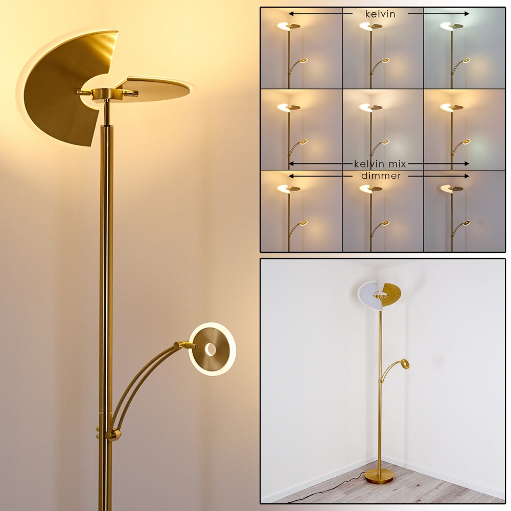 Cazis Lampa Stojąca LED Mosiądz, 1-punktowy main product photo