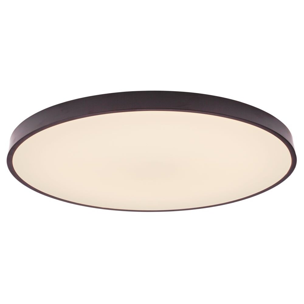 Lampa Sufitowa Brilliant Slimline Czarny, Biały, 1-punktowy, Zdalne sterowanie, Zmieniacz kolorów main product photo