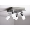 Trio 8214 lampa sufitowa LED Aluminium, Chrom, Stal nierdzewna, 4-punktowe