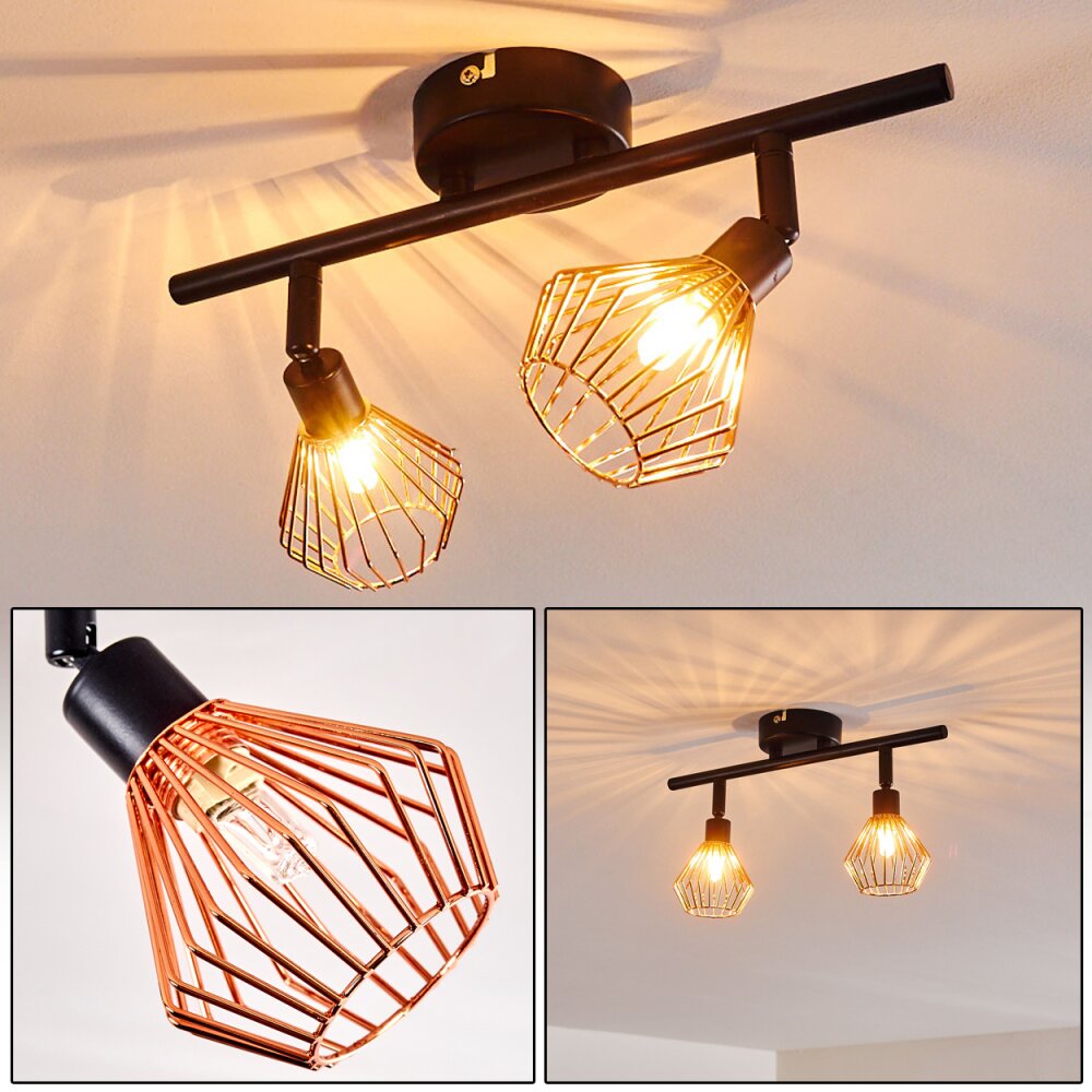 Grönhöj Lampa Sufitowa Czarny, 2-punktowe main product photo