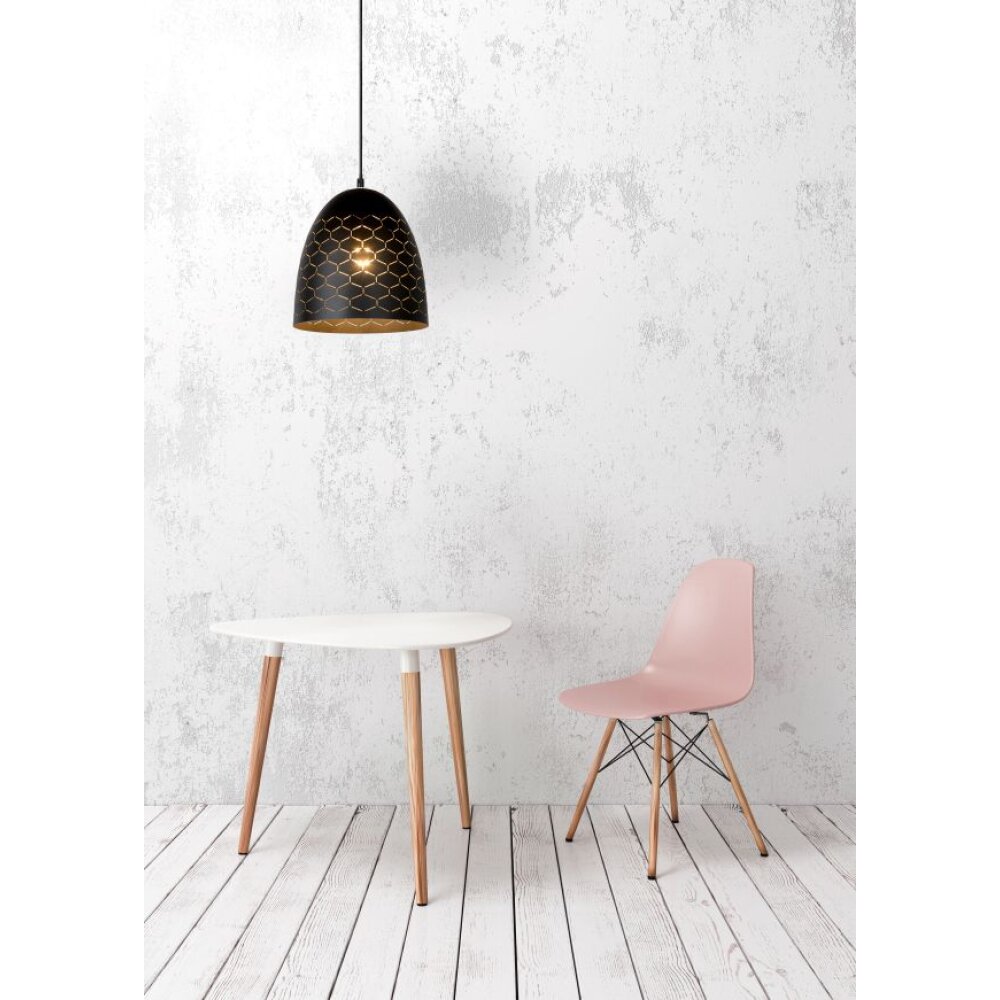 Lucide GALLA Lampa Wisząca Czarny, 1-punktowy main product photo
