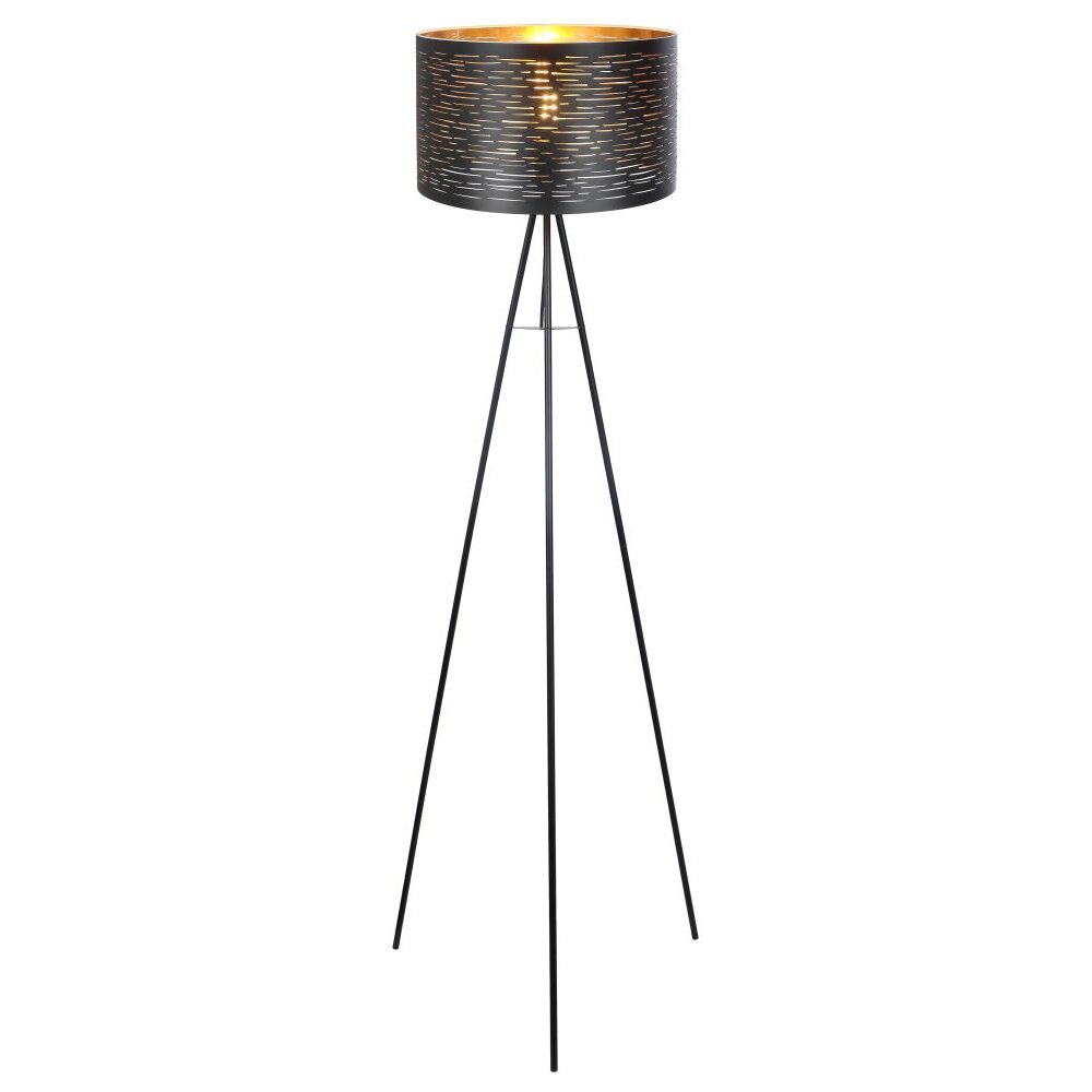 Lampa Stojąca Globo TUNNO Czarny, 1-punktowy main product photo