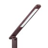 Lampa stołowa Globo TANNA LED ciemnobrązowy, 1-punktowy