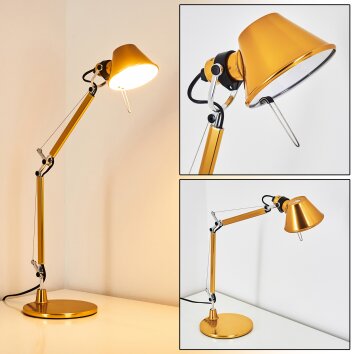 Artemide TOLOMEO MICRO Lampa stołowa Żółty, 1-punktowy, Zmieniacz kolorów