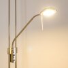 Rom lampa stojąca oświetlająca sufit LED Nikiel matowy, 2-punktowe