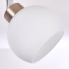 Motala Lampa Sufitowa LED Nikiel matowy, 4-punktowe, Zdalne sterowanie, Zmieniacz kolorów
