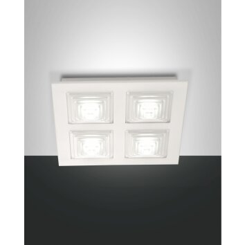 Fabas Luce Formia Lampa Sufitowa LED Biały, 4-punktowe