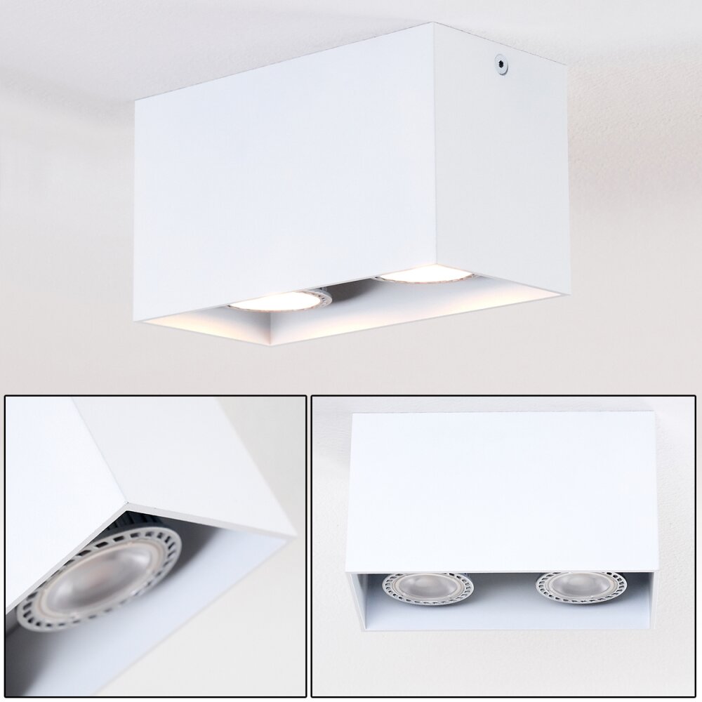 Awuna Lampa Sufitowa Biały, 2-punktowe main product photo