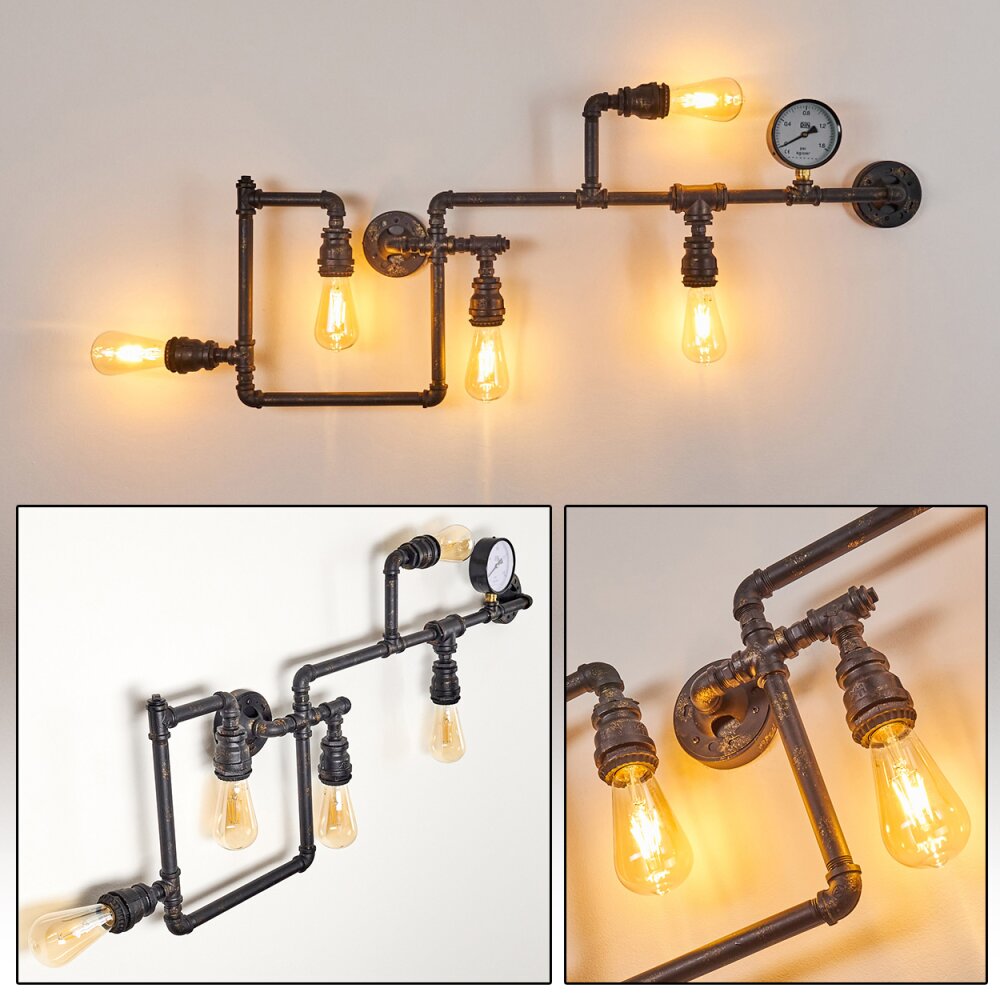Kolyma Lampa ścienna Czarno-złoty, 5-punktowe main product photo