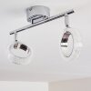 Soppana Lampa Sufitowa LED Chrom, 2-punktowe