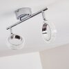 Soppana Lampa Sufitowa LED Chrom, 2-punktowe
