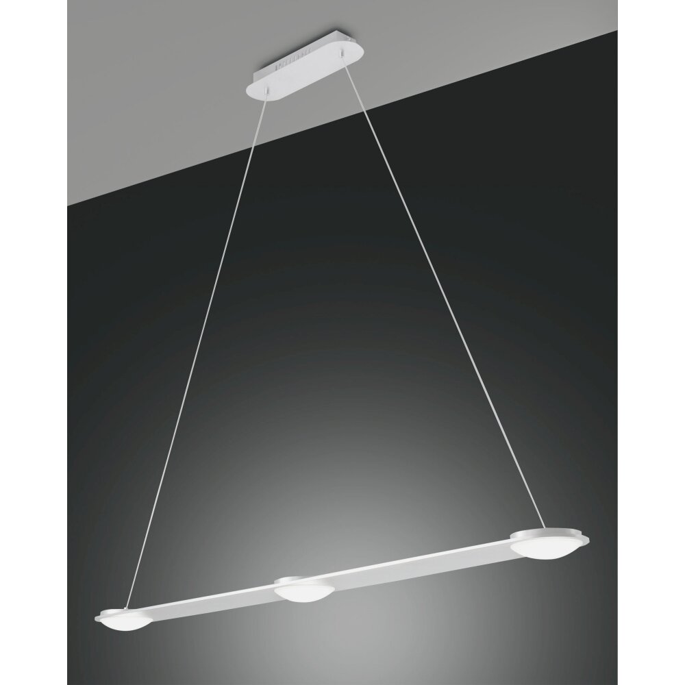 Fabas Luce Swan Lampa Wisząca LED Biały, 3-punktowe main product photo