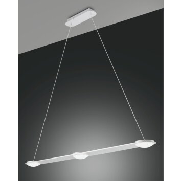 Fabas Luce Swan Lampa Wisząca LED Biały, 3-punktowe