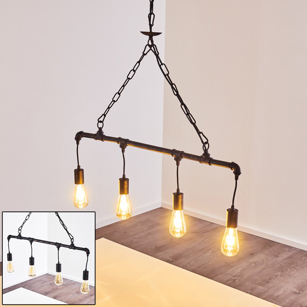 Kolyma Lampa Wisząca Rdzawy, Czarny, 4-punktowe main product photo