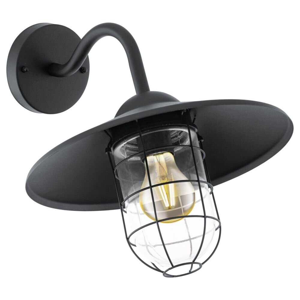 Eglo MELGOA Lampa ścienna Czarny, 1-punktowy main product photo