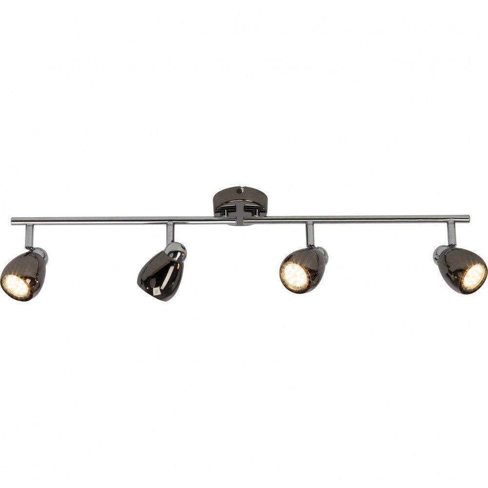 Brilliant MILANO Lampa sufitowa LED Chrom, Czarny, 4-punktowe main product photo