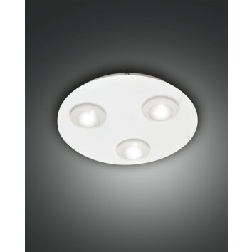 Fabas Luce Swan Lampa Sufitowa LED Biały, 3-punktowe