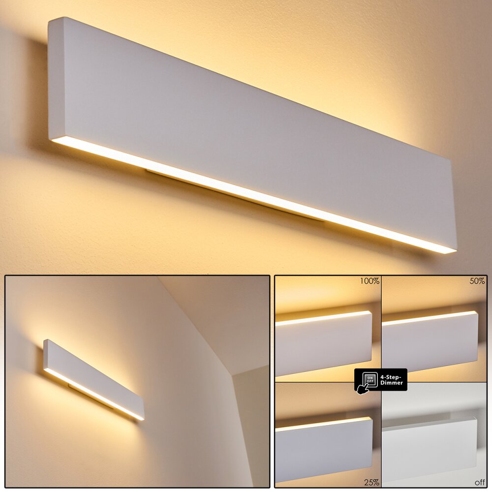 Obion Lampa ścienna LED Biały, 2-punktowe main product photo