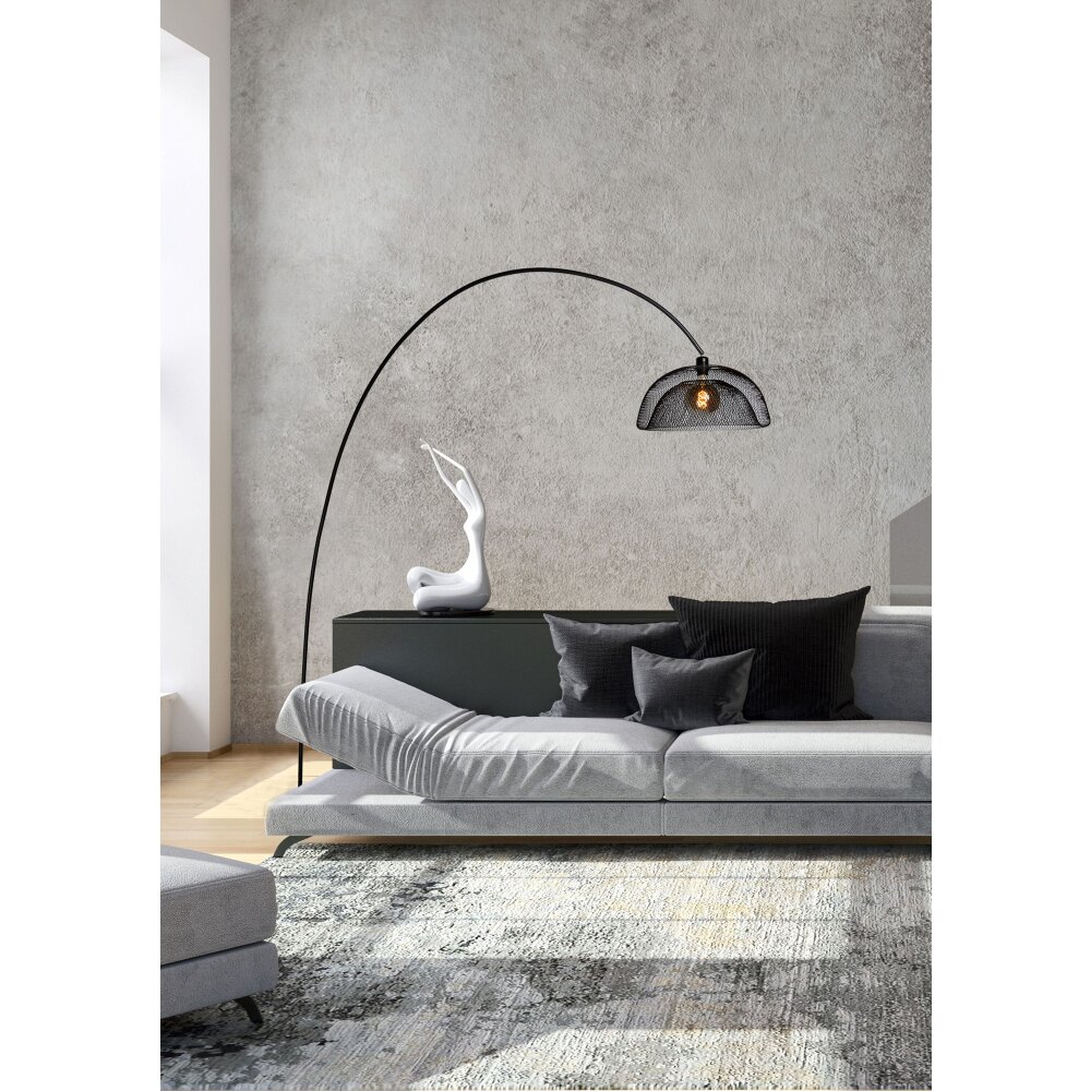 Lampa Stojąca Lucide MESH Czarny, 1-punktowy main product photo