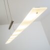 Lampa Wisząca Ramsele LED Chrom, Nikiel matowy, 7-punktowe