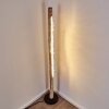 Bansberia Lampa Stojąca LED Jasne drewno, Czarny, 1-punktowy