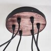 Hora Lampa Wisząca Srebrny, 6-punktowe